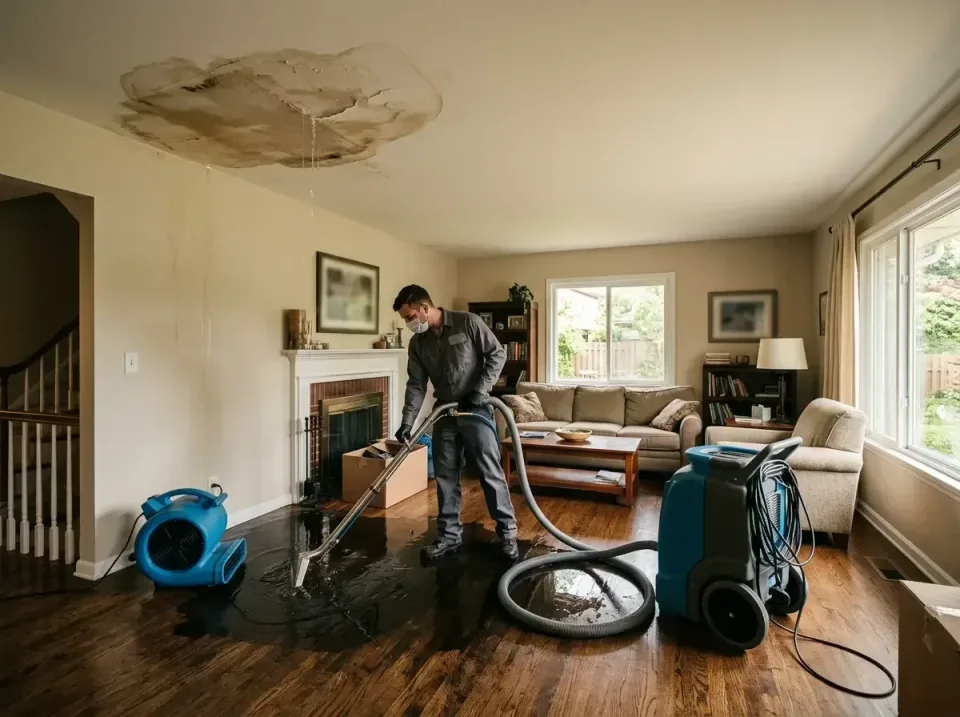 attic-pipe-burst-ceiling-drip-008 — frequently asked questions, Water Damage Restoration & Carpet Care in Moriches, NY